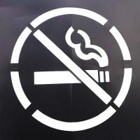 20Y544 No Parking Smoking stencil