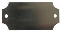 20Y554 AL Notched Rectangle 1-7/16x3-1/16, PK100
