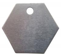 20Y568 SS Hexagon1-1/4 In, PK100