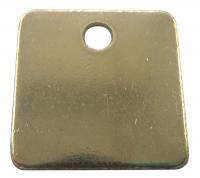 20Y580 Brass Square 2 In, PK100