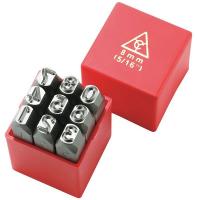 20Y590 Hand Stamp, 1/8 In, Number Set