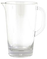 20Y775 Pitcher, Clear, 2 Qt., PK 3