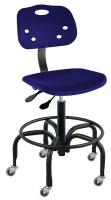 20Y832 Chair, Heavy-Duty, Polypropylene, Blue