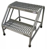 20Z499 Step Stand, 20 In H, 500 lb., Steel