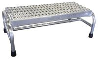 20Z504 Step Stand, 10 In H, 500 lb., Aluminum