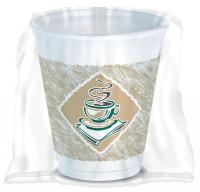 20Z571 Cold/Hot Cup, Wrapped, White, 10 oz., PK 900