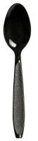 20Z610 Teaspoon, Heavyweight, Black, PK 1000