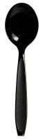 20Z611 Soup Spoon, Heavyweight, Black, PK 1000