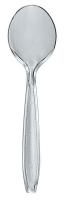 20Z615 Soup Spoon, Heavyweight, Clear, PK 1000