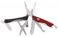 21A149 Multi-Tool, 10 Tools, 2-3/4 In, Red/Black
