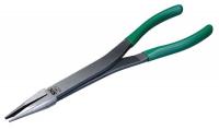 13P201 Needle Nose Pliers, Long, 11 In, 45 Deg