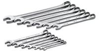 21A241 Combo Wrench Set, Chrome, 1/4-1 in., 13 Pc