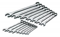 21A263 Combo Wrench Set, Chrome, 6-22mm, 16 Pc