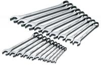 21A264 Combo Wrench Set, Chrome, 6-24mm, 19 Pc