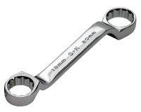 21A424 Box End Wrench, Short Deep, 6 Pts, 6 x 7mm