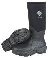 21A646 Boots, Rubber, 16 In., Blk/Wht, 7, PR