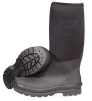 21A743 Boots, Steel Toe, Rubber, Black, 14, PR