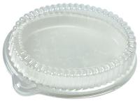 21AN11 Platter Dome Lid, 9 In, Clear, PK200
