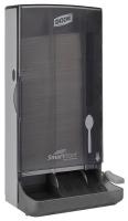 21AN14 Spoon Cutlery Dispenser, Gray, Capacity 80