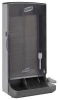 21AN15 Spork Cutlery Dispenser, Gray, Capacity 80