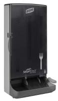 21AN16 Fork Cutlery Dispenser, Gray, Capacity 80