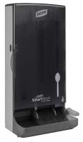 21AN17 Spoon Cutlery Dispenser, Gray, Capacity 80