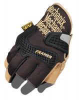 21AR30 Mechanics Gloves, XXL, Black/Brown, PR