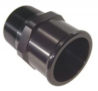 21C972 Hose Adapter, I.D. 2 In, Size 1 1/2 In NPT