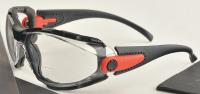 21C984 Reading Glasses, +1.5, Clear, Polycarbonate