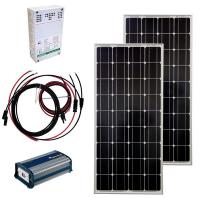 21CH97 Solar Panel Kit, 200W, Polycrystalline