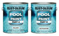 21CJ86 Epoxy Paint, Black, 2 gal.