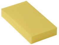 21D042 Sponge, Yellow, 6-1/4In L, 3-3/8In W, PK48