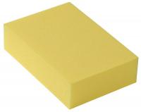 21D043 Sponge, Yellow, 6-1/4In L, 4-1/5In W, PK24