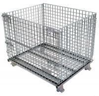 21D070 Wire Mesh Container, 34H x 40W x 32D