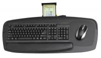 21D153 Keyboard Platform, Gel Palm Rest, Black