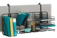 21D198 Partition Organizer, Charcoal