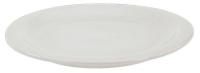 21D243 Plate, 10-3/8 In., Alpine White, PK 12