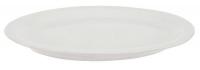 21D246 Platter, 9-5/8 x 8 In., Alpine White, PK 24