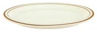 21D377 Platter, 13-1/2 x 10-5/8 In., Brown, PK 12