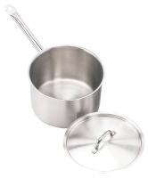 21D986 Sauce Pan w/Cover, 2 qt, 8 In., SS