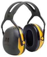 21DE15 Ear Muff, 24dB, Over-the-Head, Blk/Ylw