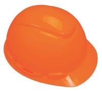 21E366 Hard Hat, 4 pt Pinlock, HDPE, Orange