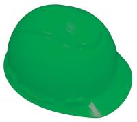 21E374 Hard Hat, 4 pt Ratchet, HDPE, Green