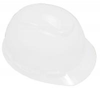 21E381 Hard Hat, Vented, 4 pt Ratchet, White