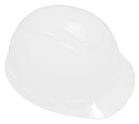 21E385 Hard Hat w/Uvicator, 4 pt Ratchet, White