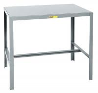 21E580 Machine Table, Welded Steel, 42Hx24Wx18D