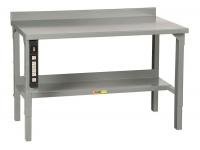 21E630 Workbench, Welded, 48&quot;W x 28-3/4&quot;D