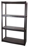 21F304 Shelving, Solid, 55-1/4x33-1/2x14, 4 Shelf