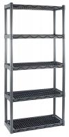 21F308 Shelving, Solid, 73-3/4x33-3/4x14, 5 Shelf