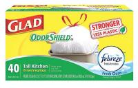 21GP25 Trash Can Liner, 13 Gal., PK 40